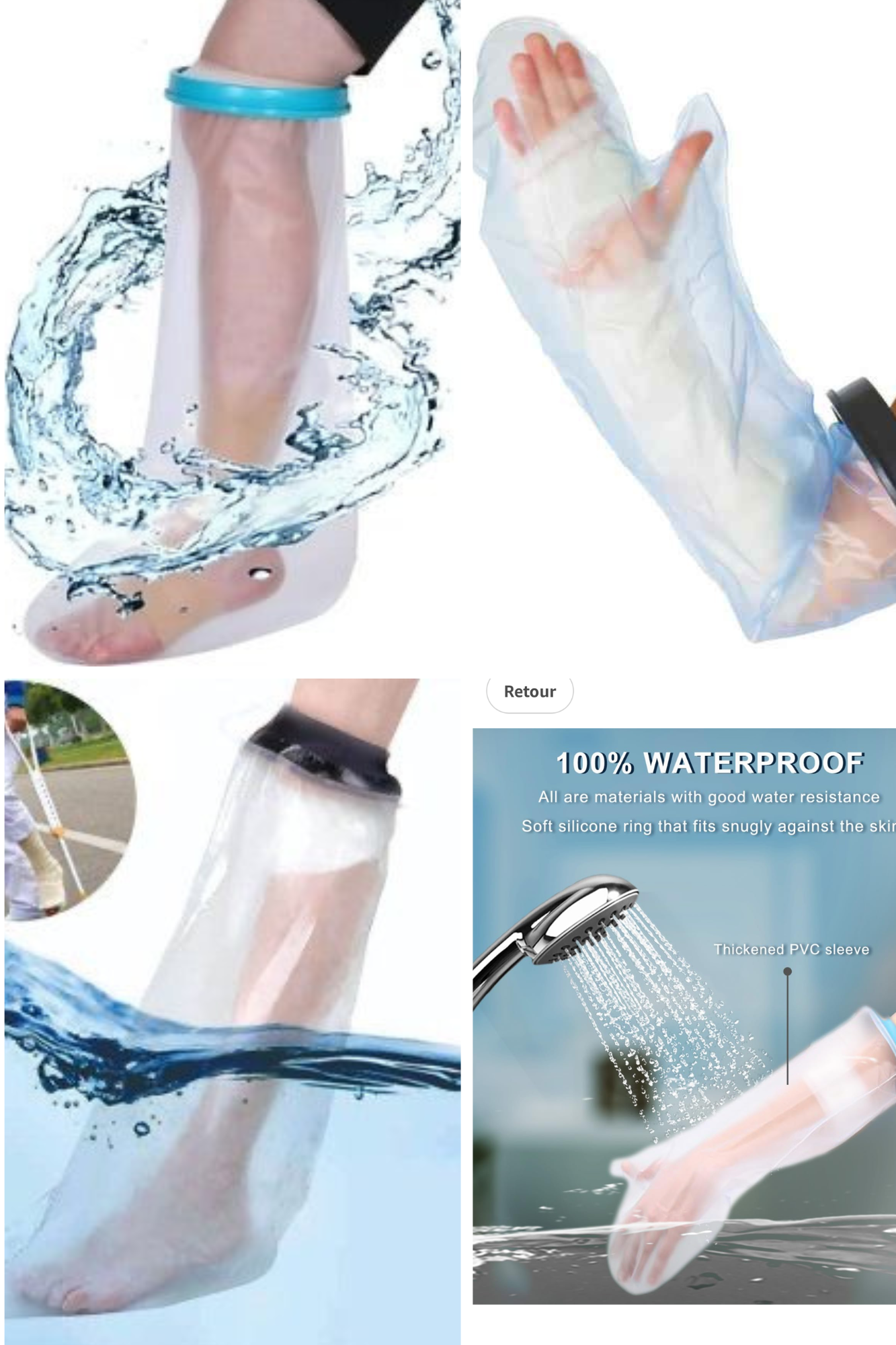 Protège plâtre et bande imperméable et réutilisable